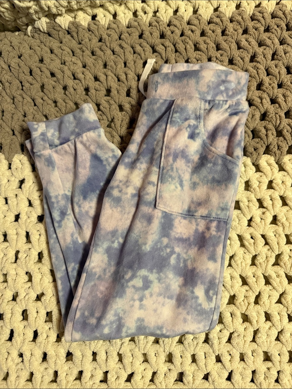 Cat & Jack Tie-Dye Joggers in Purple and Pink
